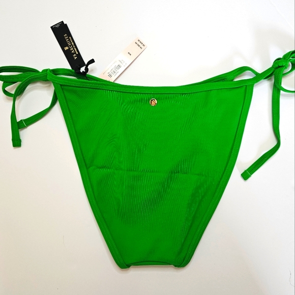 Victoria's Secret Archives Cheeky String Bikini Bottom Sz Medium Island Jade - Picture 5 of 7